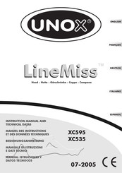 Unox XC595 Manual De Instrucciones