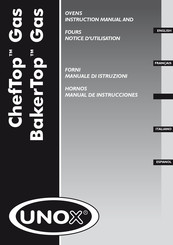 Unox ChefTop Gas Manual De Instrucciones