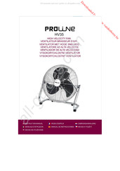 Proline HV35 Manual De Instrucciones