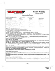 Panther PA-320C Manual De Instrucciones