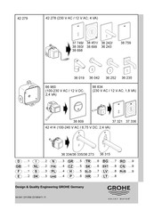 Grohe 42 279 Manual De Instrucciones