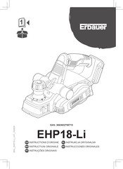 Erbauer EHP18-Li Instrucciones Originales