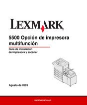 Lexmark 5500 Guia De Instalacion