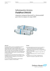 Endress+Hauser FieldPort SWA50 Manual Del Usuario