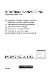 KÜPPERBUSCH EKI 807.2 Instrucciones De Montaje