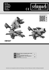 Scheppach HM100T Manual Del Usuario