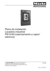 Miele professional PW 6163 EL WEK UG Plano De Instalación