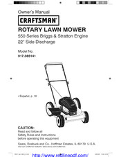 Craftsman 917.385141 Manual Del Propietário