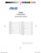 Asus Orion Manual Del Usuario