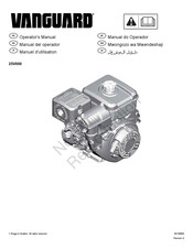 Briggs & Stratton VANGUARD 25V000 Manual Del Operador