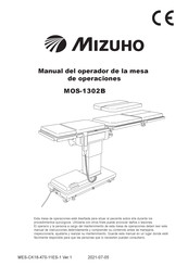 Mizuho MOS-1302B Manual Del Operador