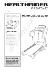 ICON Health & Fitness HEALTHRIDER H95t Manual Del Usuario