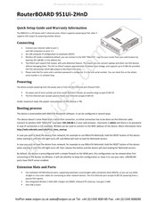 Mikrotik RouterBoard 951Ui-2HnD Guia De Inicio Rapido