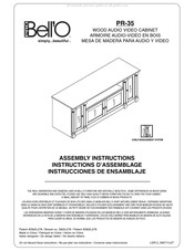 Bell'O PR-35 Instrucciones De Ensamblaje