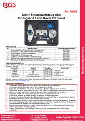 BGS technic 70008 Manual Del Usuario