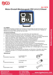 BGS technic 8216 Manual Del Usuario