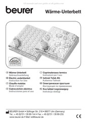 Beurer UB 30 Instrucciones Para El Uso