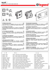 Legrand NILOE STEP 3 982 15 Instrucciones De Montaje