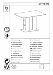 byLIVING MATTIS 110 Instrucciones De Montaje