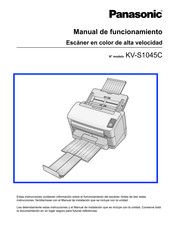 Panasonic KV-S1045C Manual De Funcionamiento