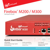 WatchGuard Technologies Firebox M300 Guia De Inicio Rapido