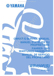 Yamaha WR450R 2012 Manual De Servicio Del Propietario