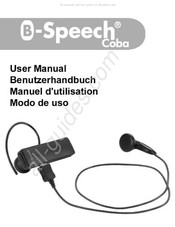 B-Speech Coba Manual Del Usuario