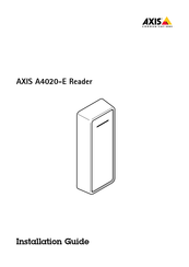 Axis A4020-E Guia De Instalacion