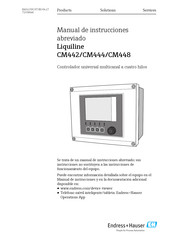 Endress+Hauser Liquiline CM442 Manual De Instrucciones Abreviado