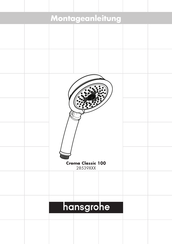 Hansgrohe Croma Classic 10028539 Serie Manual Del Usuario