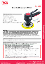 BGS technic 3290 Manual De Instrucciones