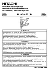 Hitachi N 3804AB3 (S) Instrucciones Y Manual De Seguridad