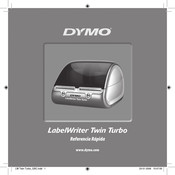 Dymo LabelWriter Twin Turbo Guía De Referencia Rápida