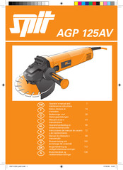 SPIT AGP 125AV Instrucciones Del Manual De Usuario Y De Mantenimiento