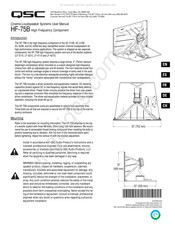 QSC HF-75B Manual Del Usuario