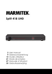 Marmitek Split 418 UHD Manual De Usuario