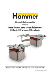 Hammer K3 basic Manual De Instruccion