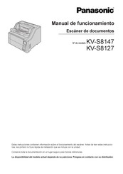 Panasonic KV-S8127 Manual De Funcionamiento