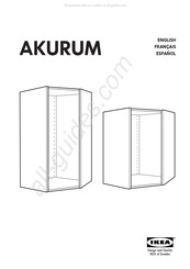 IKEA AKURUM Manual Del Usuario