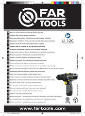 Far Tools LI 12C Traduccion Del Manual De Instrucciones Originale