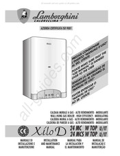 Lamborghini Caloreclima Xilo D 24 MCS W TOP U/IT Manual Para La Instalación Y El Mantenimiento