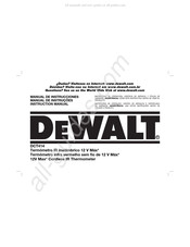 DeWalt DCT414 Manual De Instrucciones