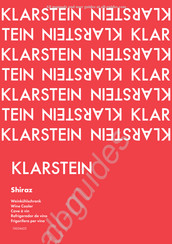 Klarstein SHIRAZ Manual Del Usuario