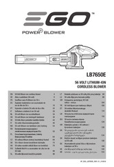 Ego Power+ LB7650E Manual Del Usuario