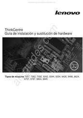 Lenovo ThinkCentre 9486 Guía De Instalación Y Sustitución De Hardware