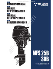 TOHATSU MFS2.5B Manual Del Propietário