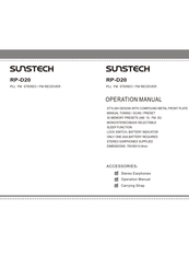 SunTech RP-D20 Manual De Instrucciones