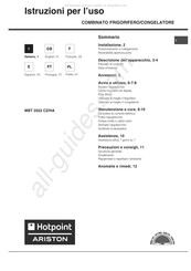 Hotpoint Ariston MBT 2022 CZ/HA Manual De Instrucciones