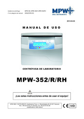 MPW MED. INSTRUMENTS 352RH Manual De Uso