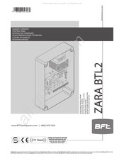 BFT ZARA BTL2 Instrucciones De Instalación